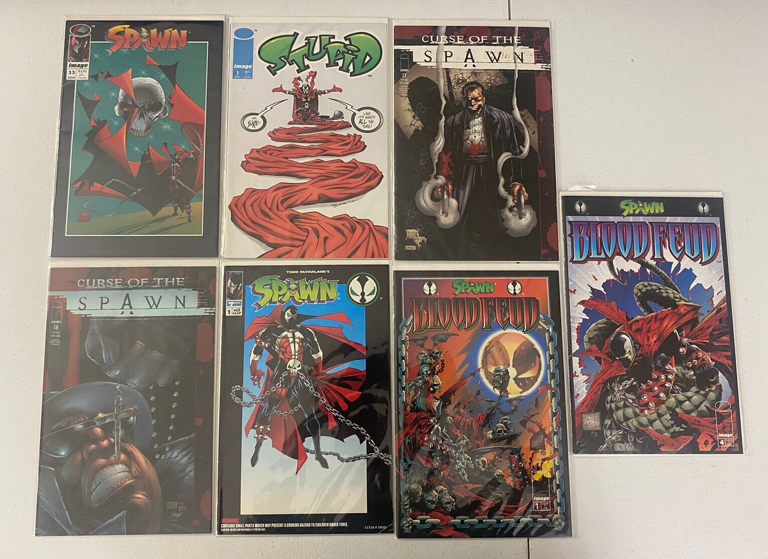 Spawn Comic Book Lot Of 7 