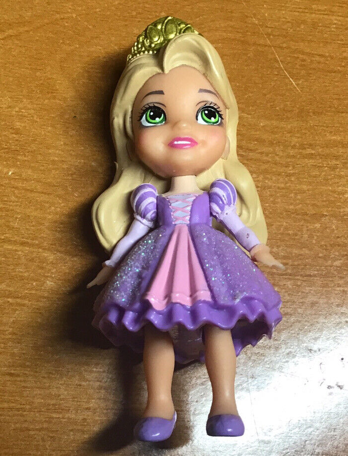 My First Disney Princess Rapunzel Mini Toddler Doll Toy Figure Tangled Purple