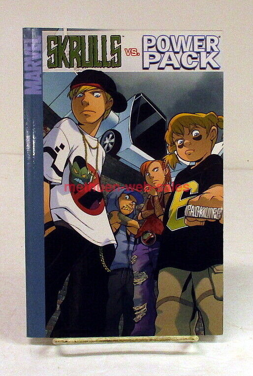 Book~Skrulls vs Power Pack~2009~Fred Van Lente~Marvel~Graphic Novel~