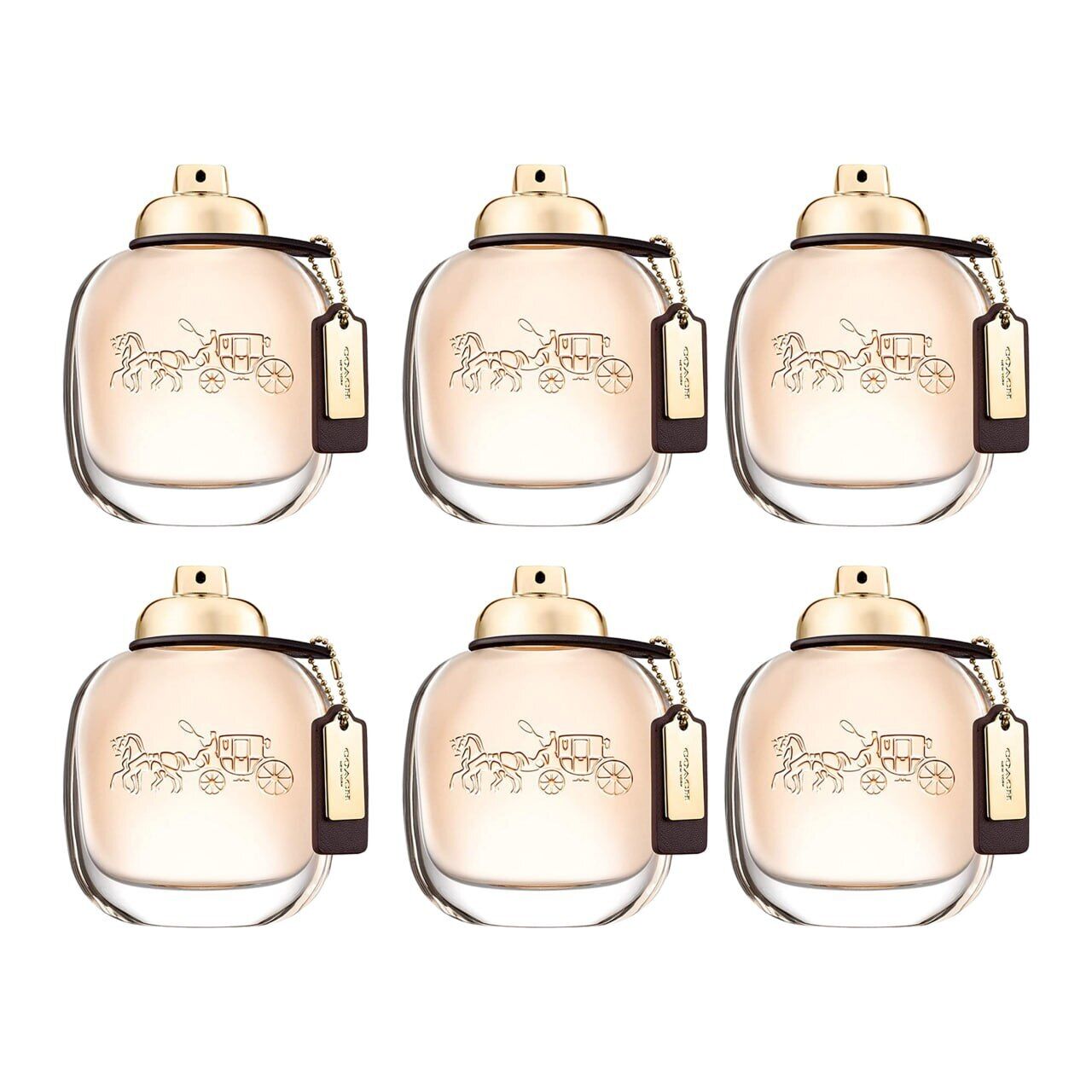 Pack of 6 New Coach New York Perfume by Coach 3.0 oz