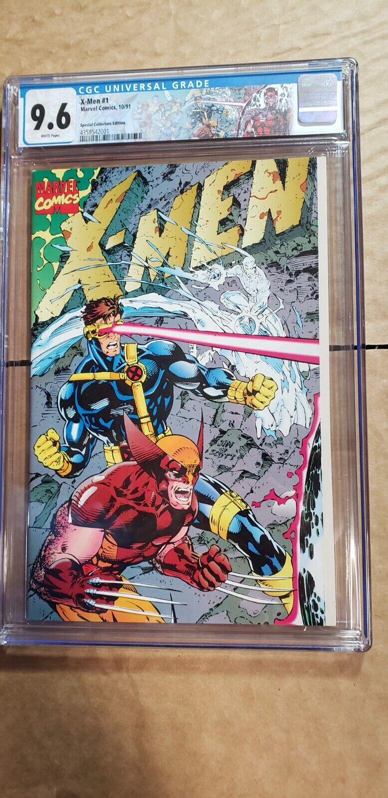 X-Men #1 CGC 9.6 Special Edition with Custom Label, Jim Lee Marvel 10/91 