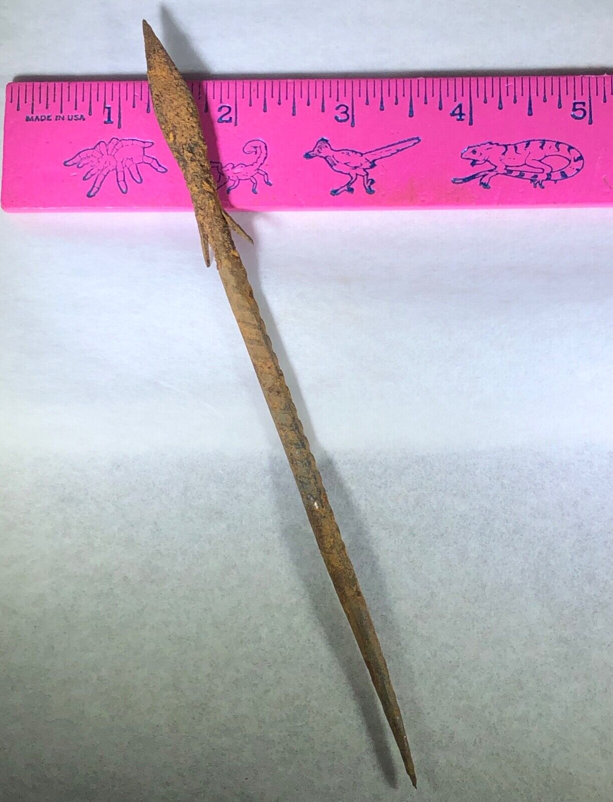BURA CULTURE METAL SPEAR TIP POINT AUTHENTIC ARTIFACT NIGER VALLEY AFRICA 2