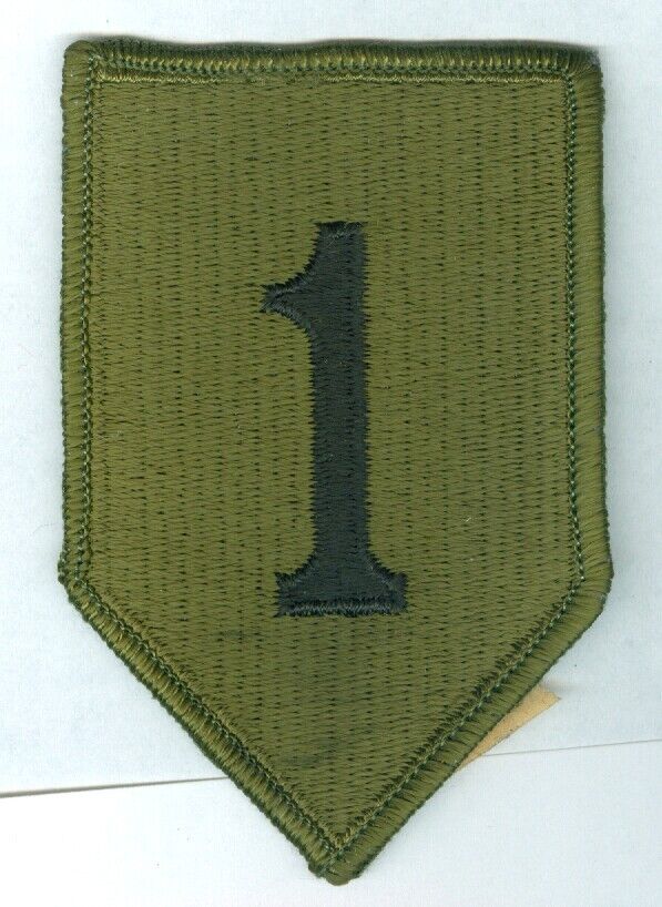 1st Infantry Division US Army subdued patch
