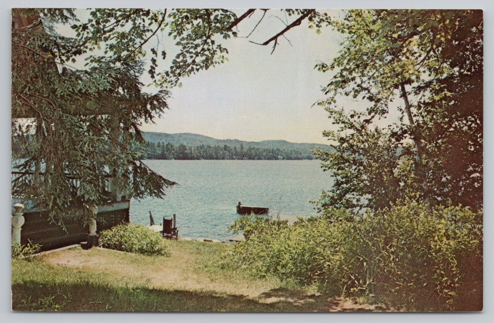 Postcard Camp Notre Dame Lake Spofford New Hampshire Vintage