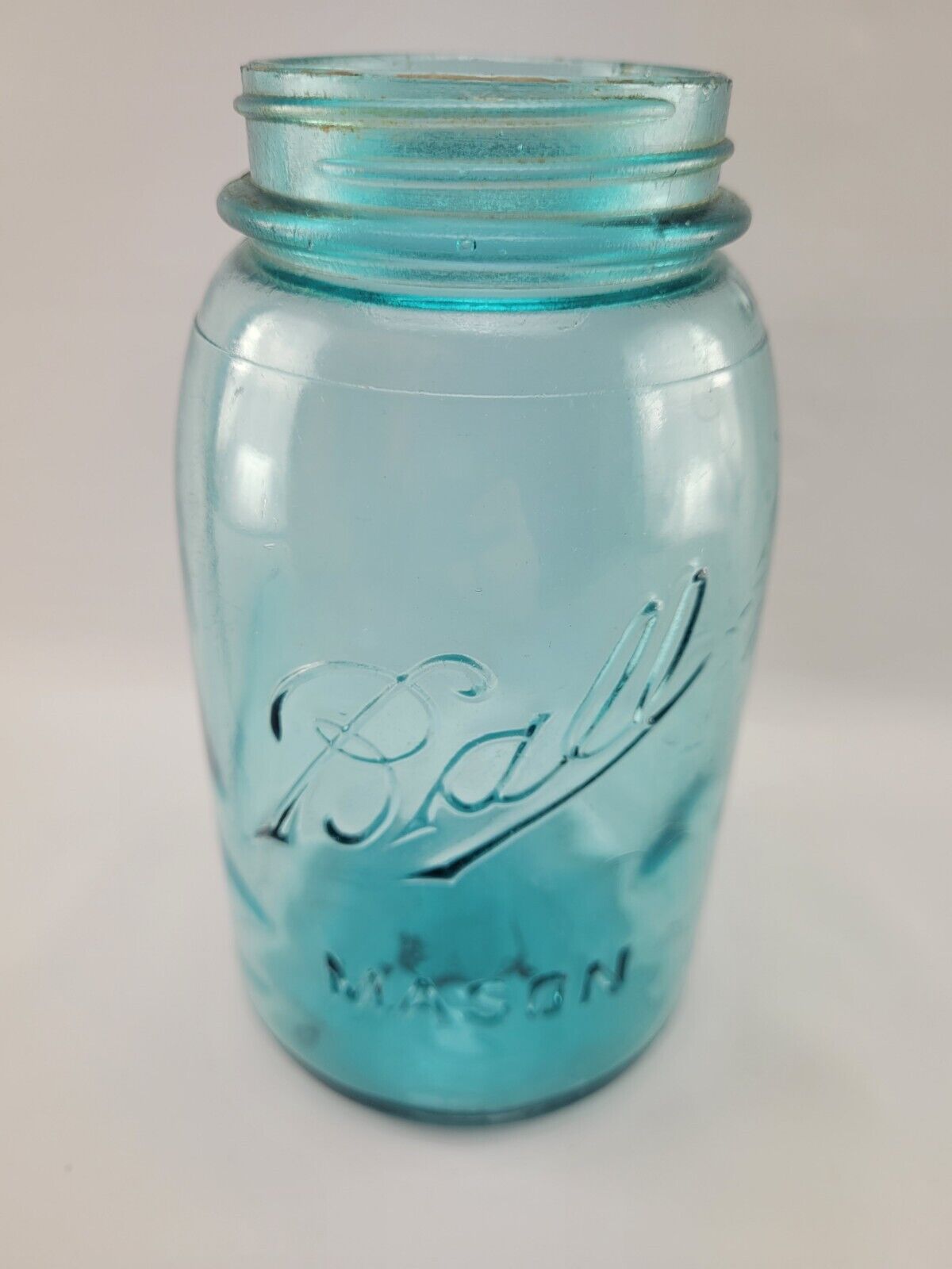 Antique Ball Blue Quart Jar  1910-1923 