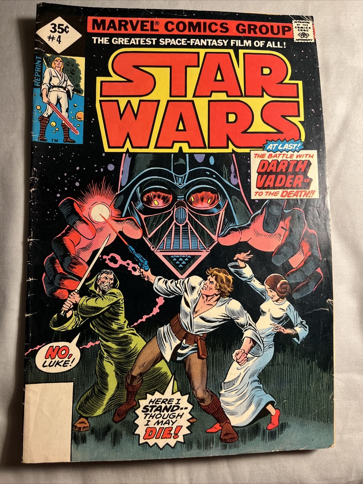 Star Wars Marvel Comic Book #4 October 1977 Vol 1, No 4