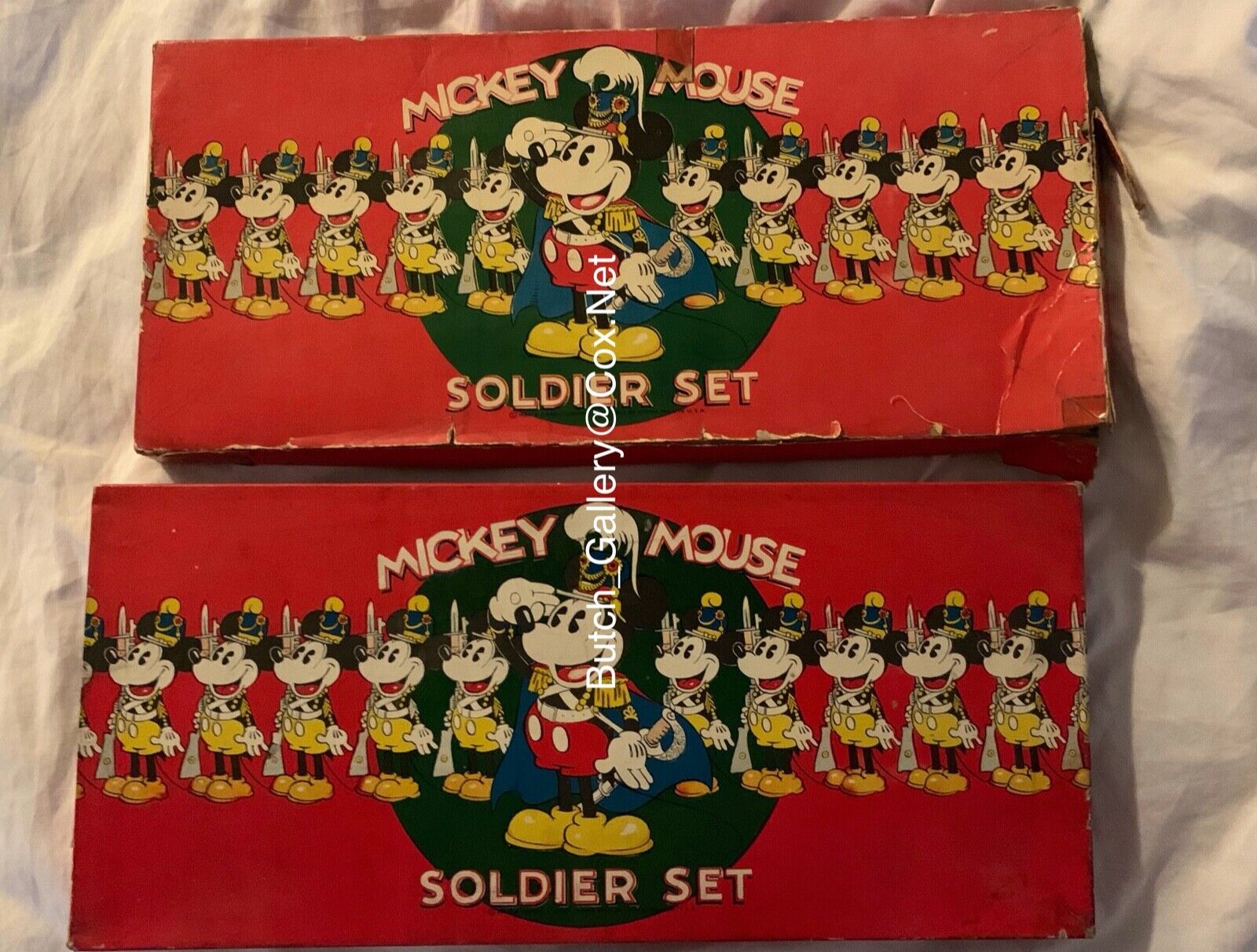 MICKEY MOUSE Soldier Set 1934 WDE Walt Disney