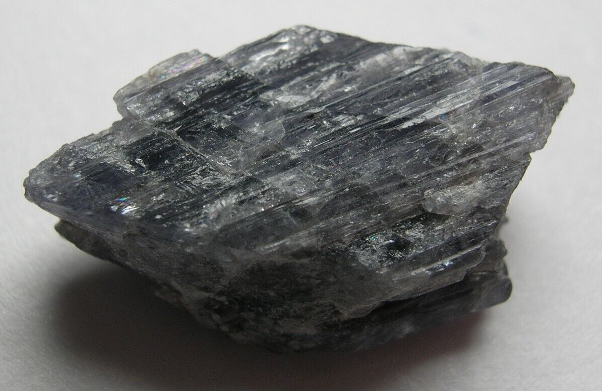 CYPRINE, GRAYISH BLUE ROUGH CRYSTALS, AFGHANISTAN, EXTREMELY RARE