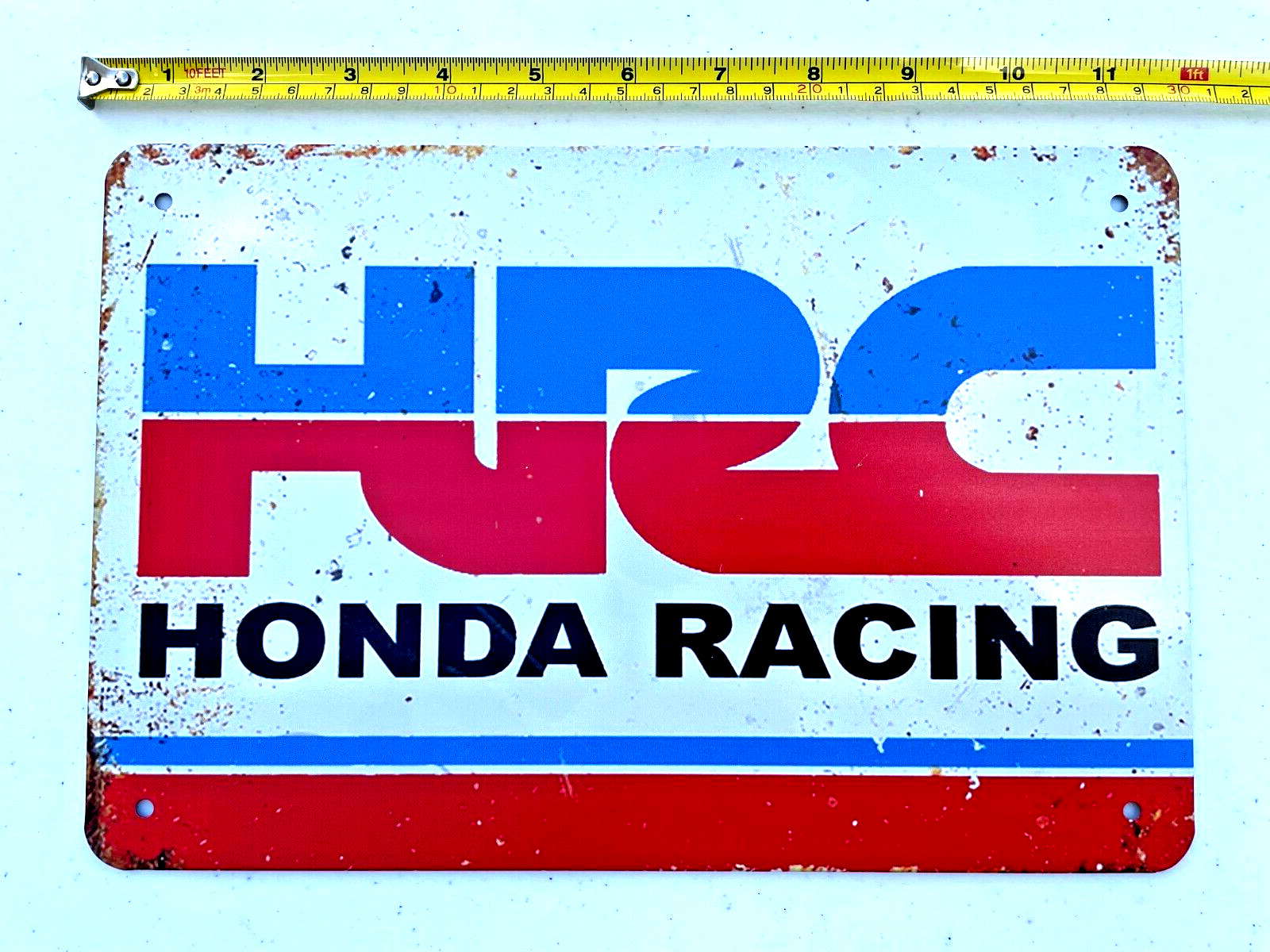 Honda Racing Tin Sign HRC RC51 Motorcycles Power Sports Dirt Motorcross Cars Art