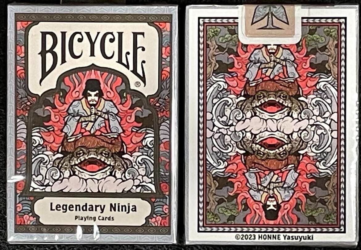 1 DECK Bicycle Legendary Ninja (Yasuyuki Honne, Japan) playing cards USA SELLER