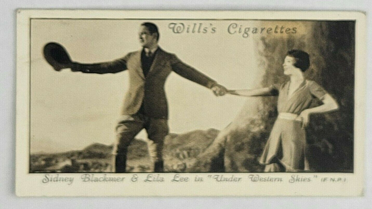 1931 Wills Cigarettes #46 Sidney Blackmer & Lila Lee \