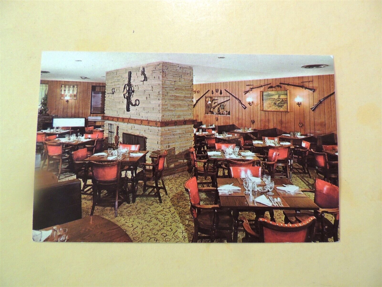 Pick-Carter Hotel Cleveland Ohio vintage postcard The Frontier Room restaurant