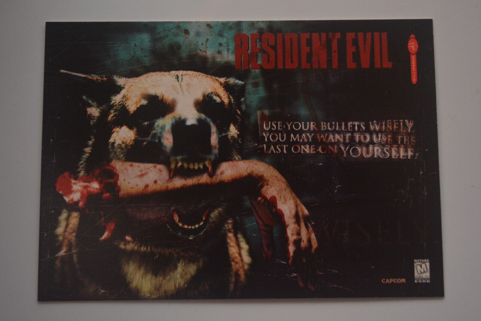 Capcom Resident Evil for the PC Advertisement Postcard \