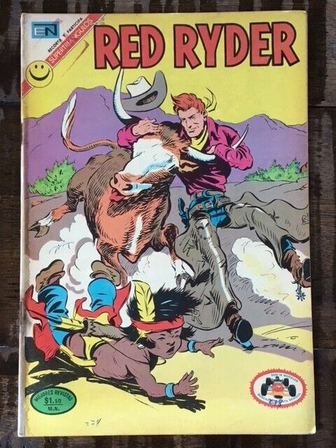 Red Ryder Mexican Comic 278 (1972) Novaro Mexico Avestruz