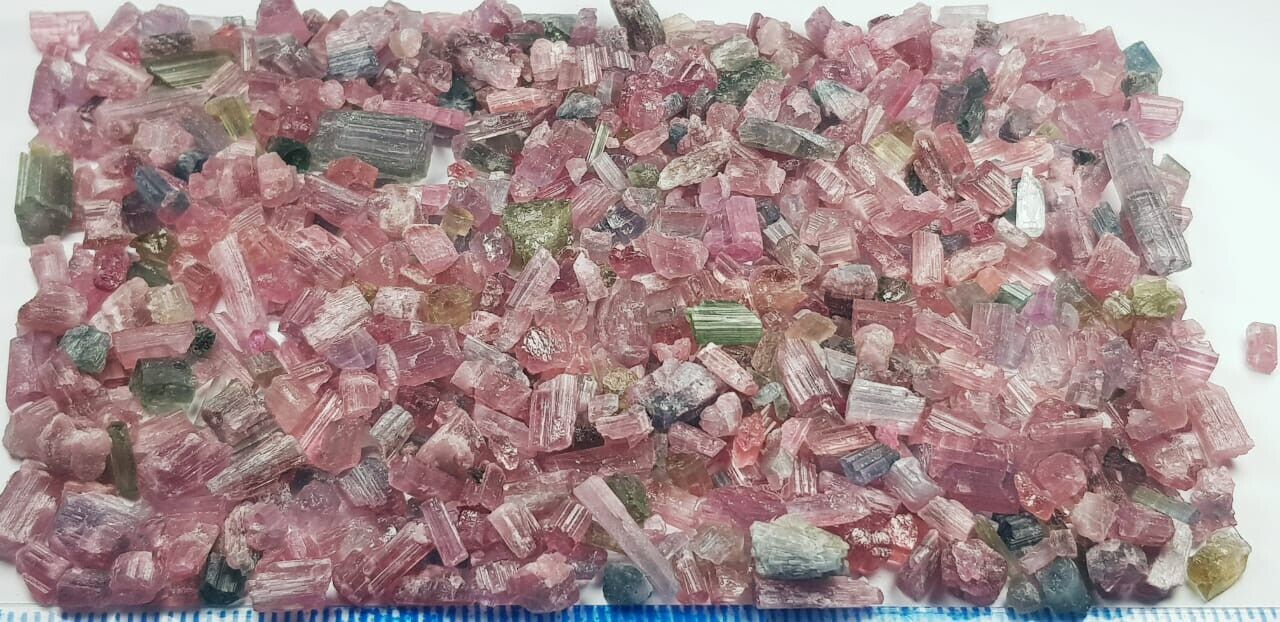 500 Ct Natural Pink 🩷 Color Tourmaline crystal lot From Afghanistan
