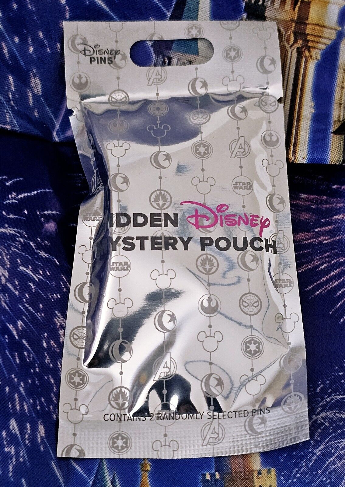 Disneyland Hidden Disney 2024 Pouches BRAND NEW Hidden Mickey (2 Pins) Pin OE