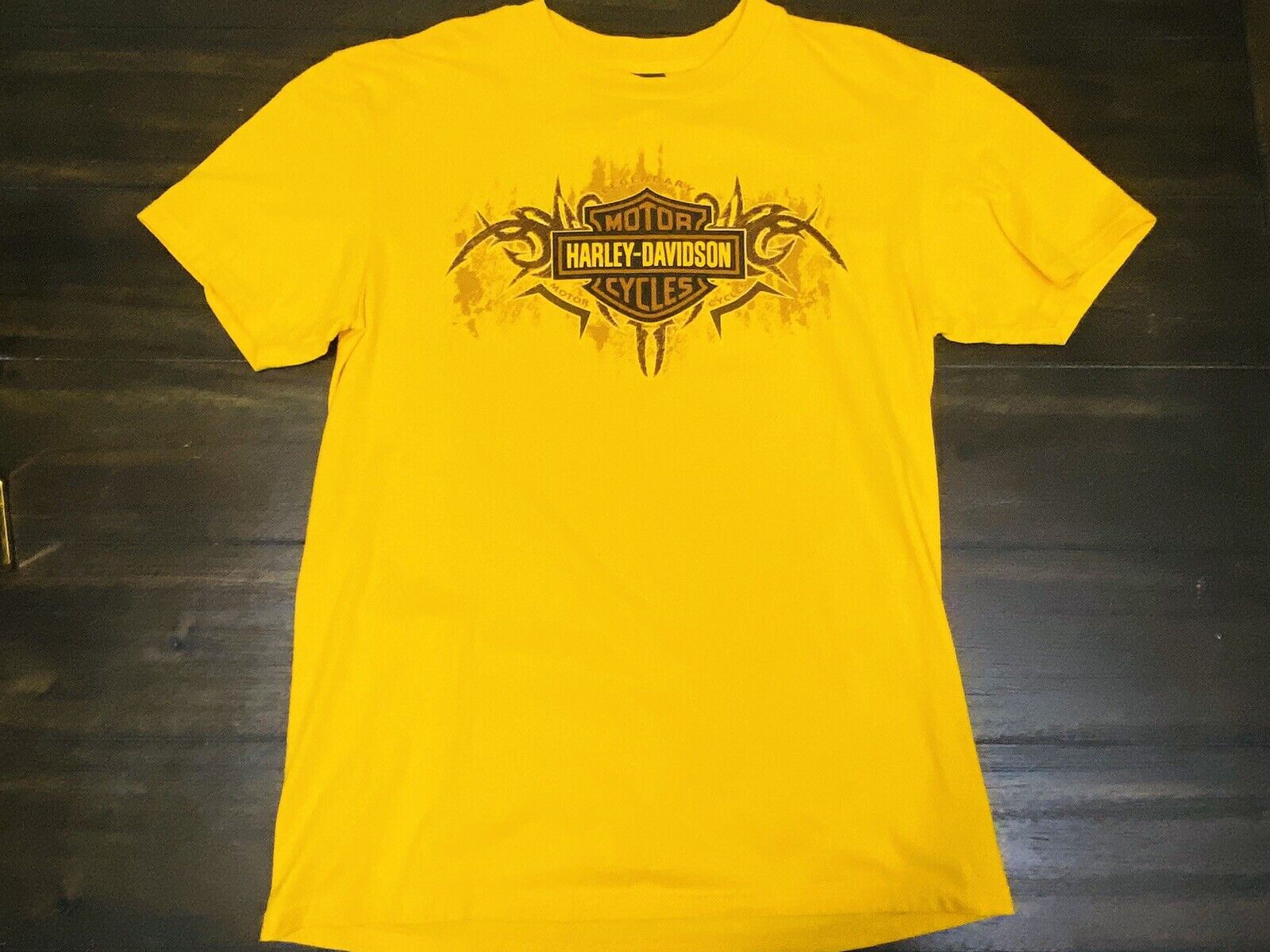 2011 Harley Davidson Big Island Kona Hawaii Graphics Authentic T Shirt Large