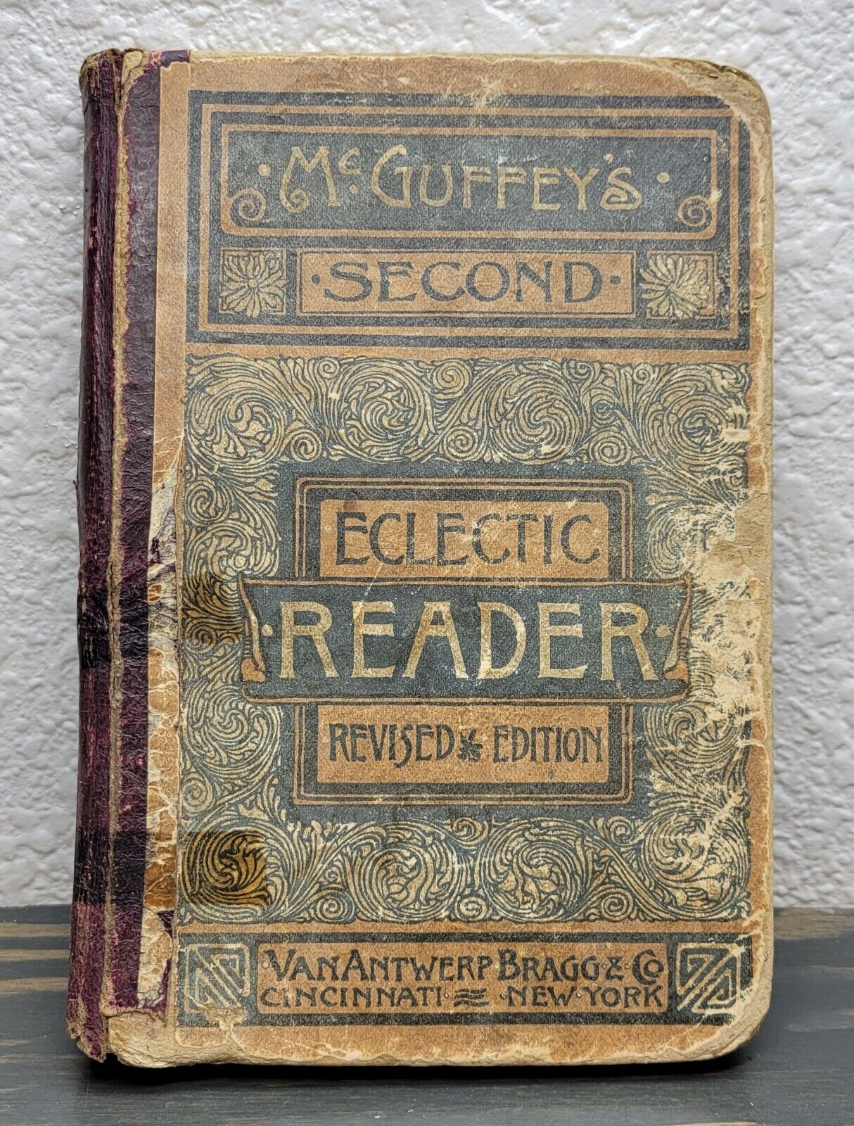 Antique 1879 McGuffey\'s First Eclectic Reader Revised Edition HC