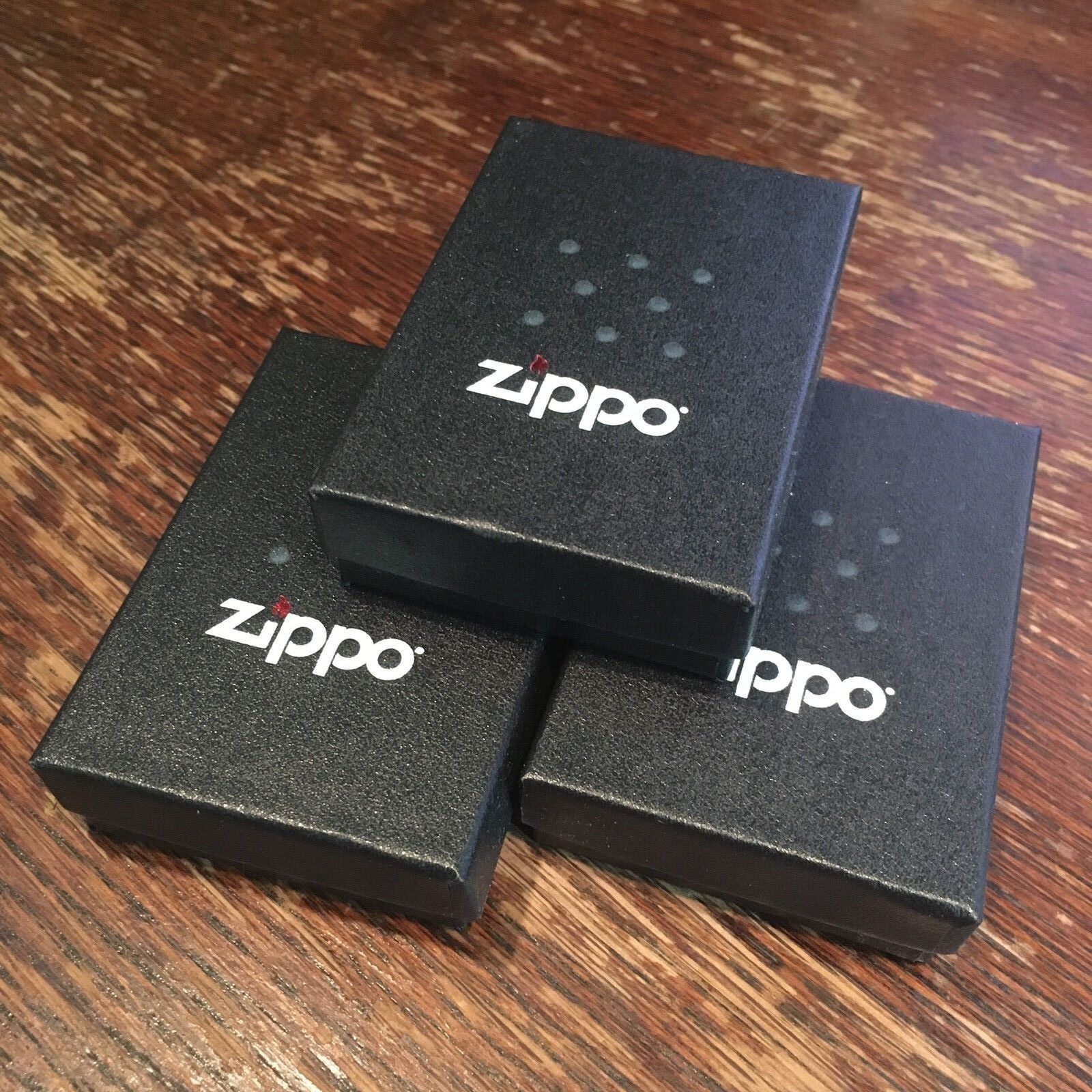 LIGHTER lot of 3 GENUINE ZIPPO EMPTY BOXES WITH PAPERS USA