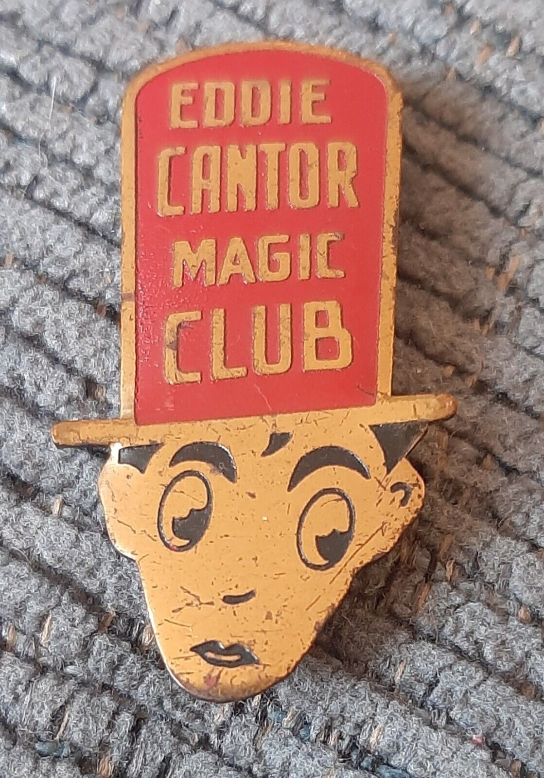 Eddie Cantor Magic Club Pin Pinback 1930's