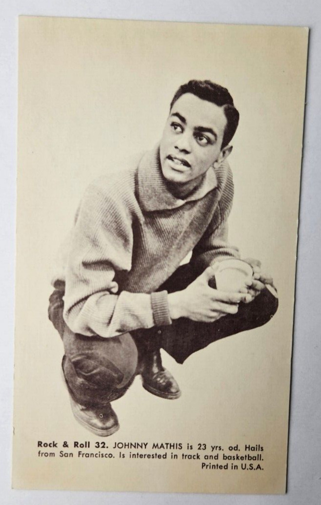 1959 Nu-Cards Rock & Roll #32 Johnny Mathis