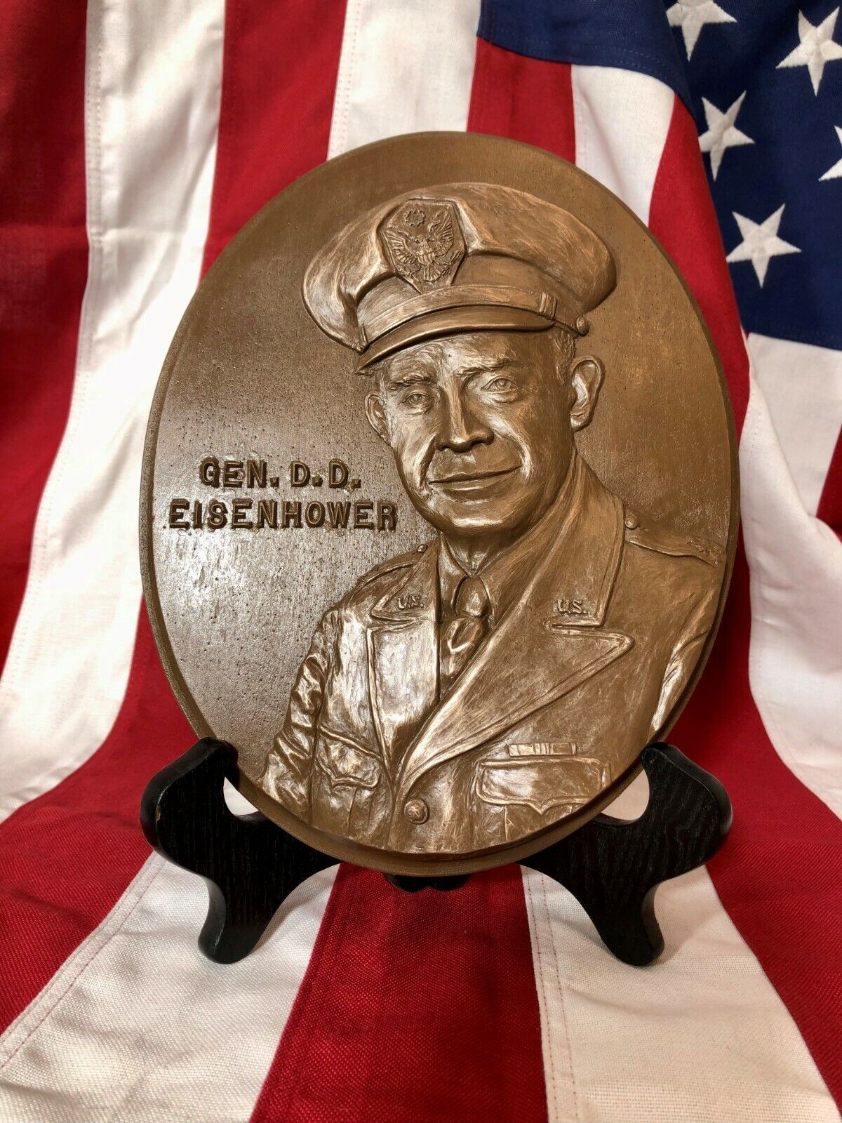 Gen. Dwight D. Eisenhower – Plaque in Bonded Bronze