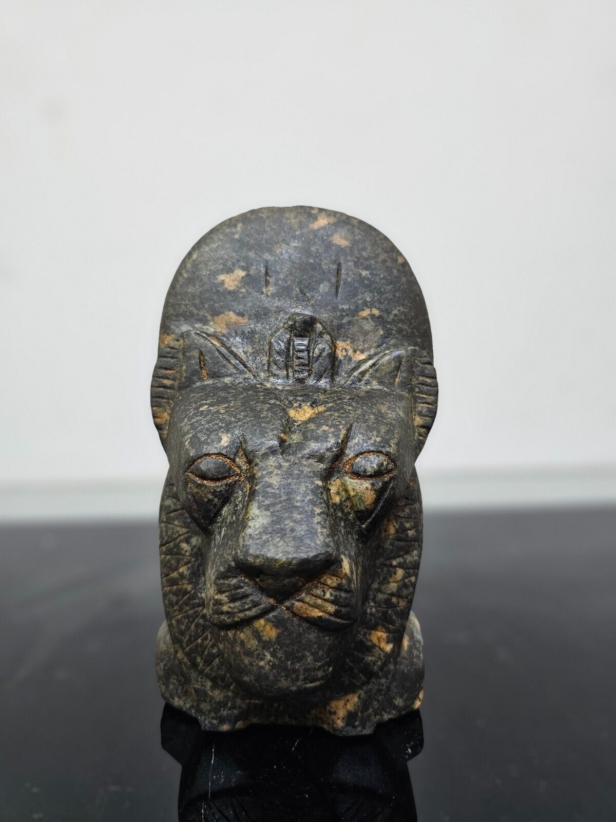 Ancient Lioness Sekhmet Statue Goddess of war and destroy from Black Granite