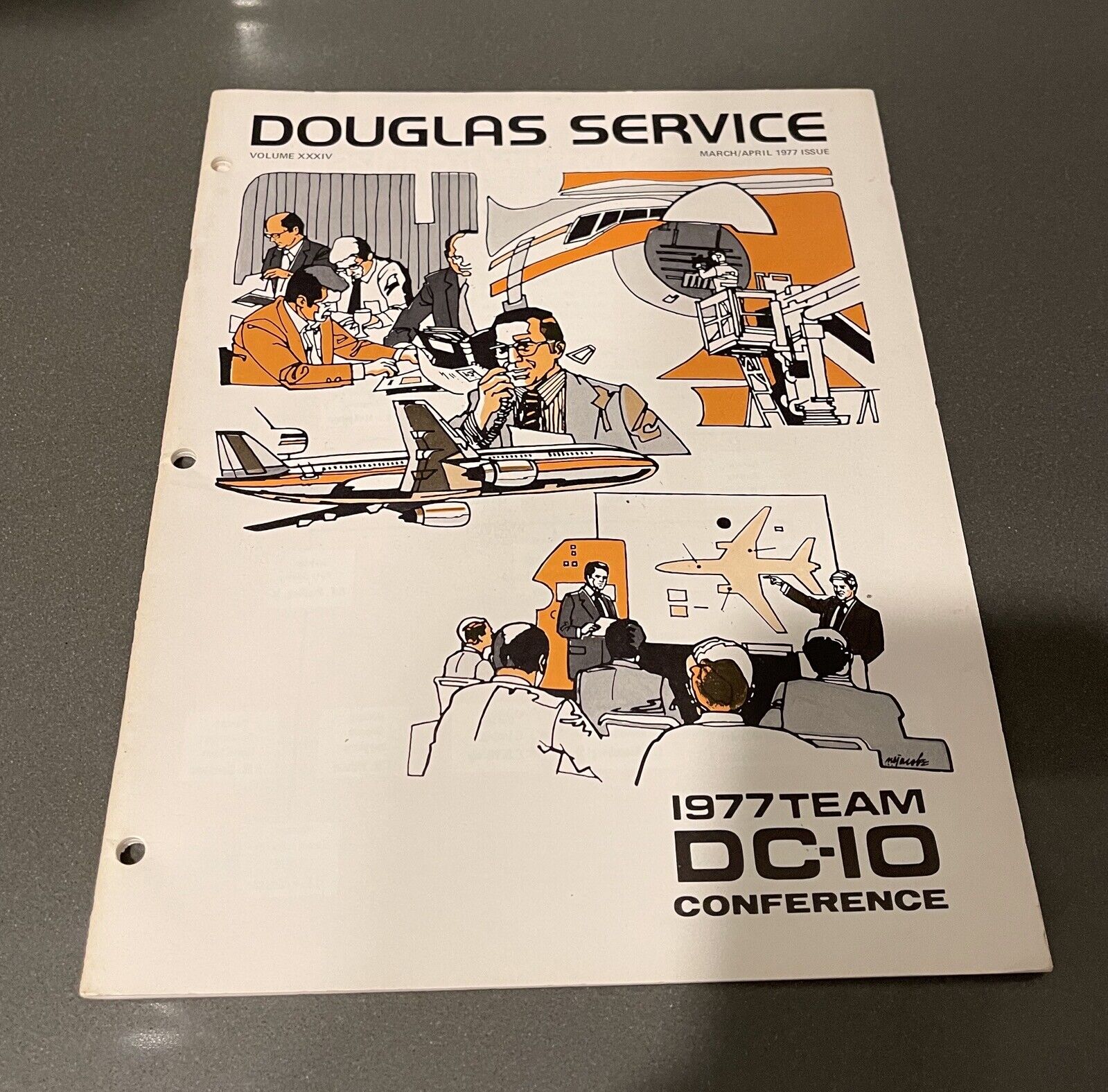 McDonnell Douglas Service Newsletter March/April 1977 DC-10 Conference EUC