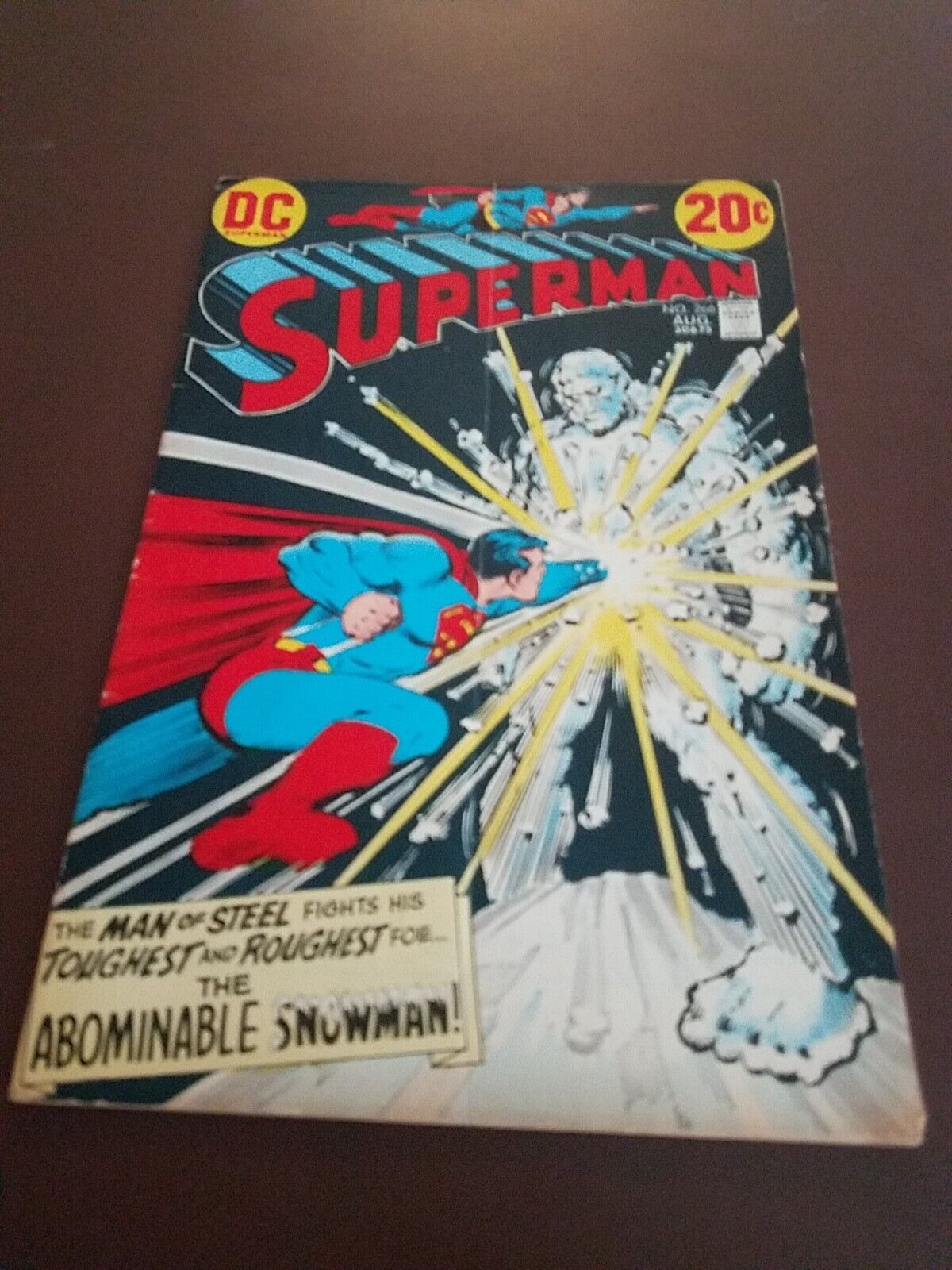 Superman #266 Doctor Phoenix/Abominable Snowman Steve Lombard (Aug 1973 DC) VG-