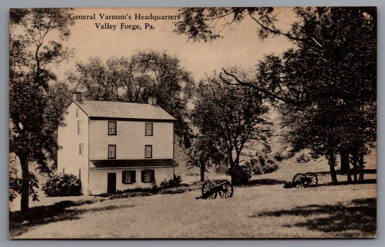 Postcard PA General Varnum\'s Headquarters Valley Forge Pennsylvania A6
