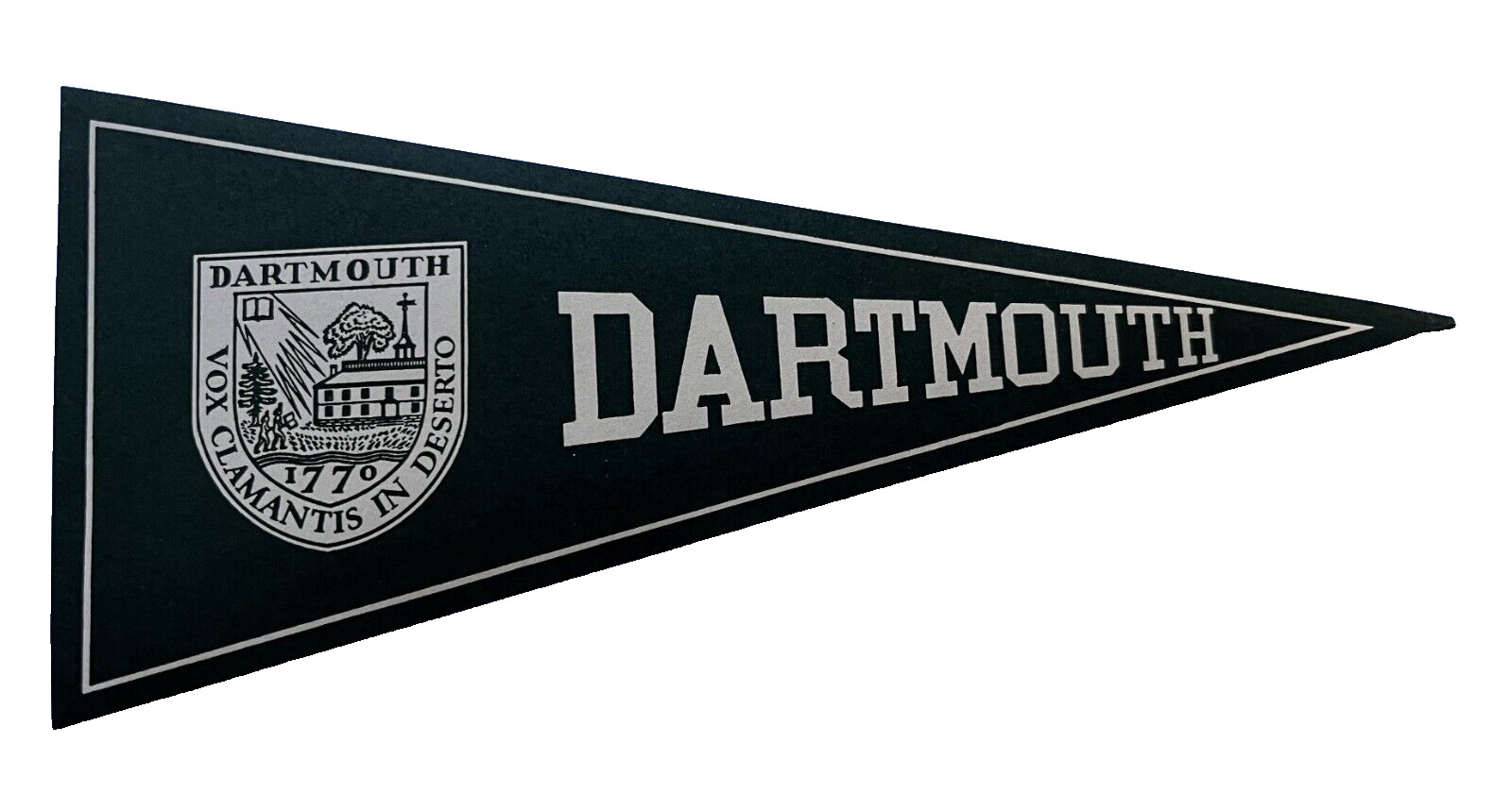 Vintage Dartmouth College Paper Pennant Decal Steamer Gummed Back Sticker 8\