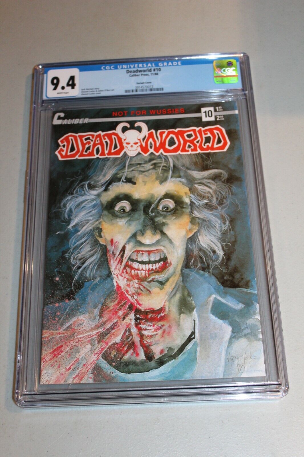 CGC 9.4 Variant Cover Deadworld 10 1st App The Crow OBarr Locke Horror Zombies