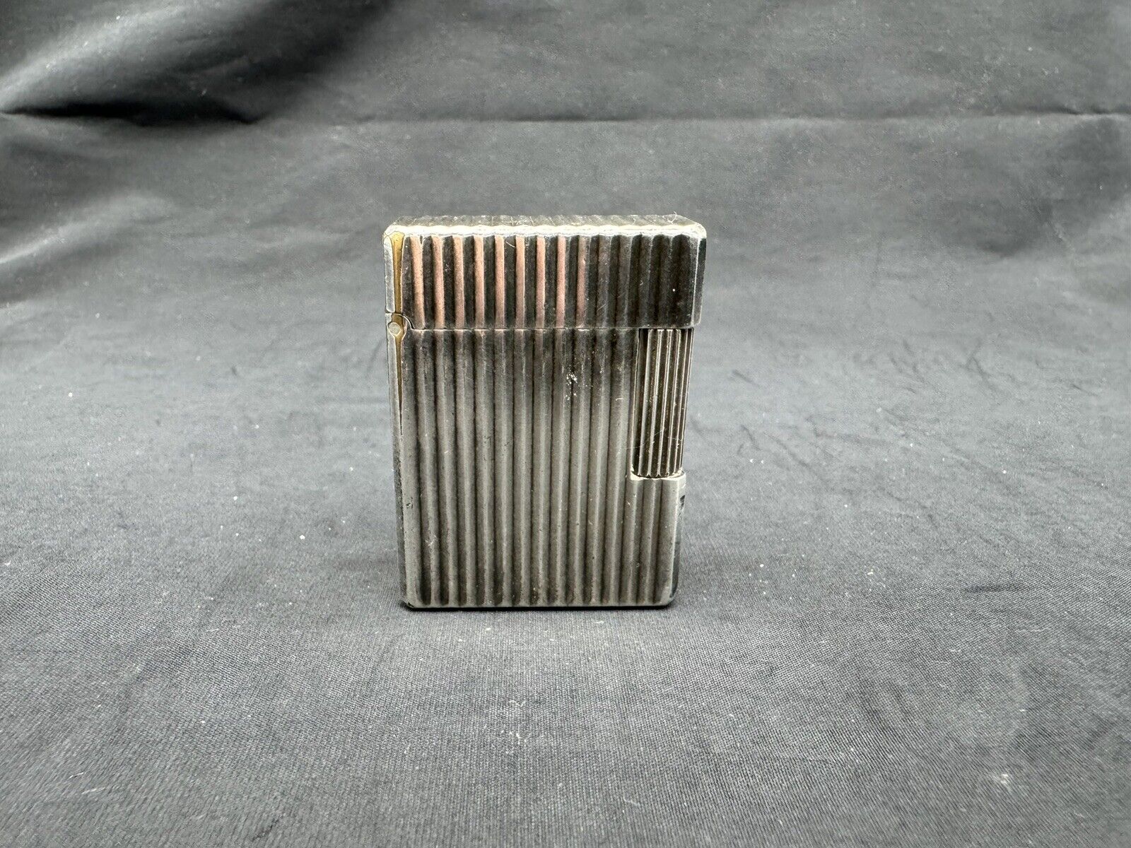 Vintage St Dupont Small Silver Plated Lighter, France