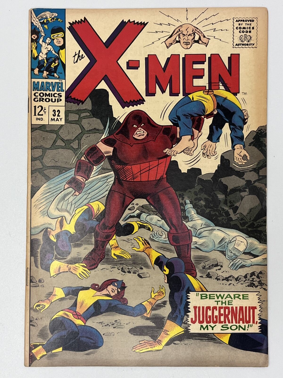 Uncanny X-Men #32 (1967) 3rd app. Juggernaut in 7.0 Fine/Very Fine