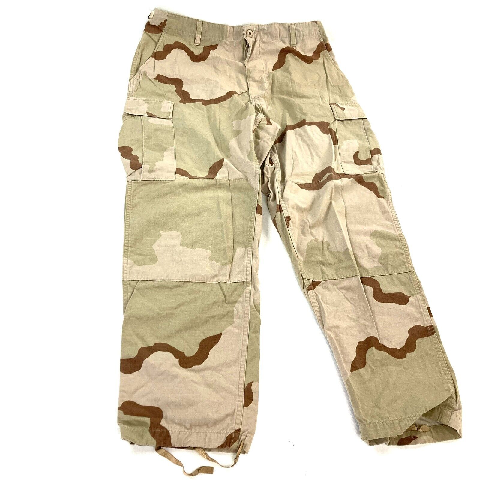 USGI Desert DCU 3 Color Camouflage Combat Pants Trousers Size Medium Short
