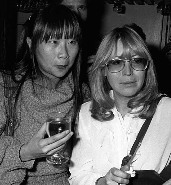 May Pang & Cynthia Lennon at the book party for Mike McCartney - 1981 Photo 2