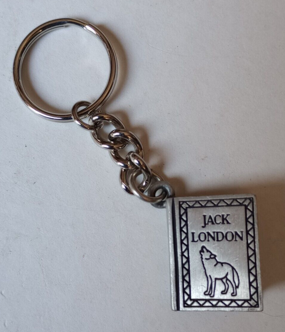 Jack London Book Vintage Pewter Key Ring Cant Wait For Inspiration Go After It..