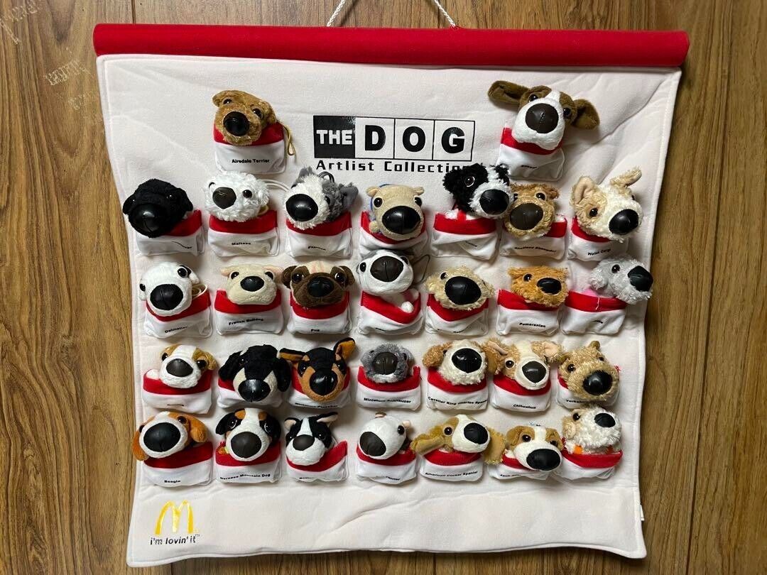 Mcdonald's The Dog Artlist Collection Plush Mascot Toy 30 Types Set Rare