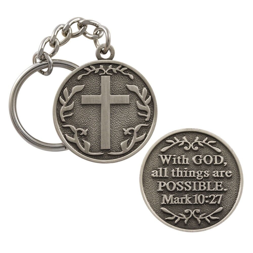 Christian Key Chains, Bible Verse Keychain, Cross Keychain, Christian Gifts