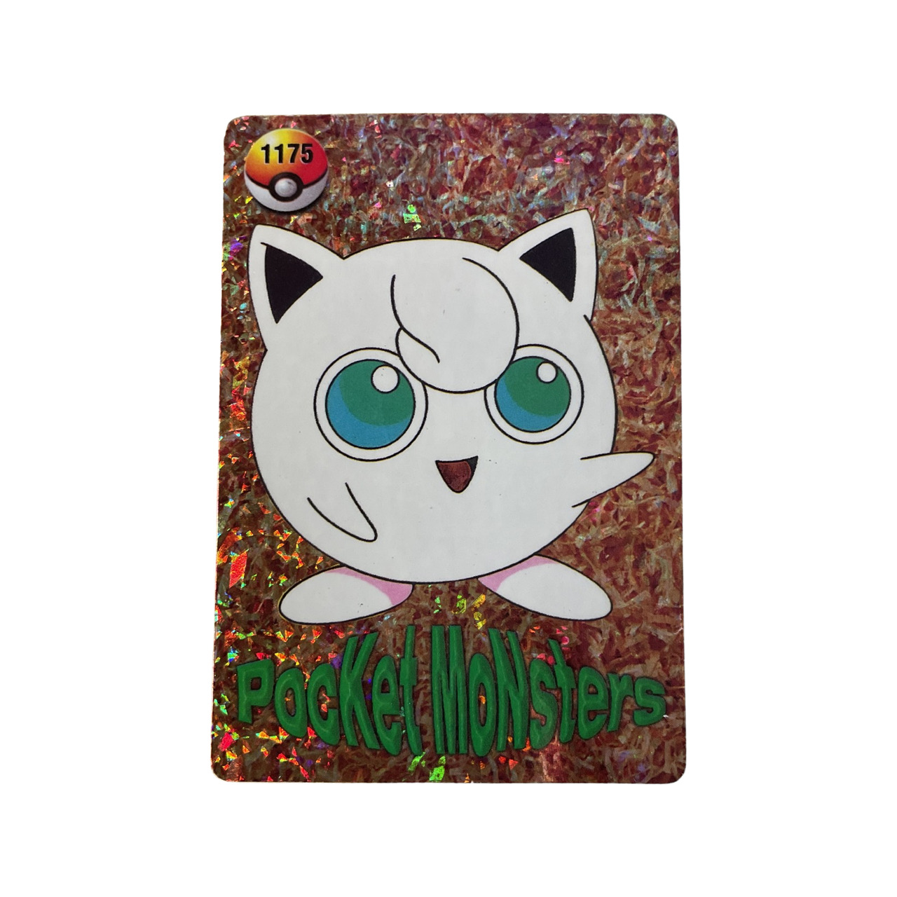Jigglypuff 1175 Vintage Pocket Monsters Vending Machine Sticker Card (mint)