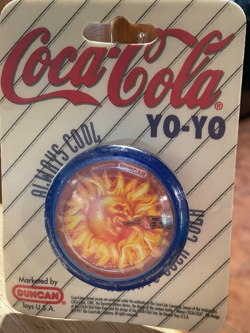 Vintage Coca Cola Yo-Yo Always Coca Cola Sunshine Duncan Toys 1994 1997 NEW