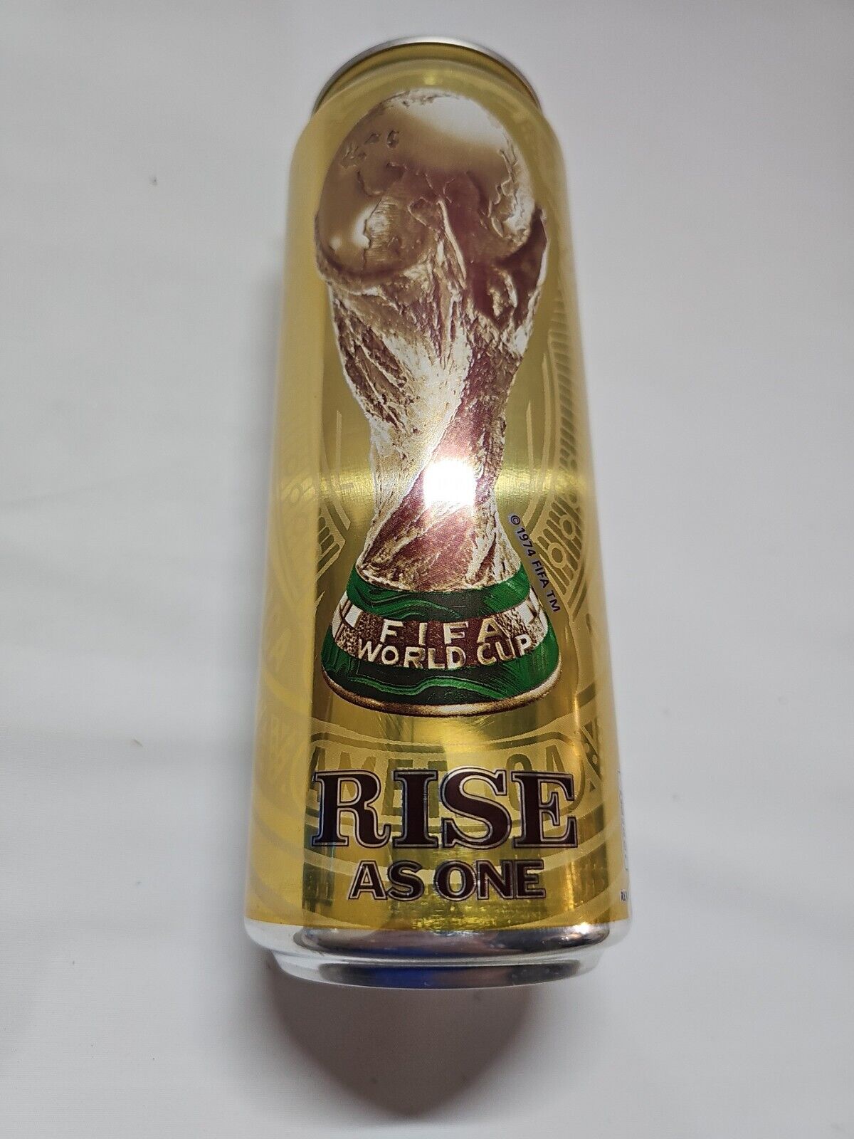 2014 BUDWEISER FIFA CUP RISE AS One Brasil Germany World Cup Beer Can Fast Ship 