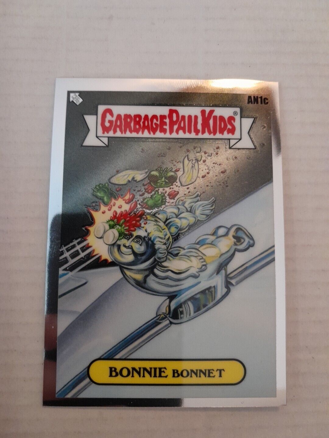 Garbage Pail Kids Chrome Series 3 Bonnie Bonnet AN1c C Variation Short Print