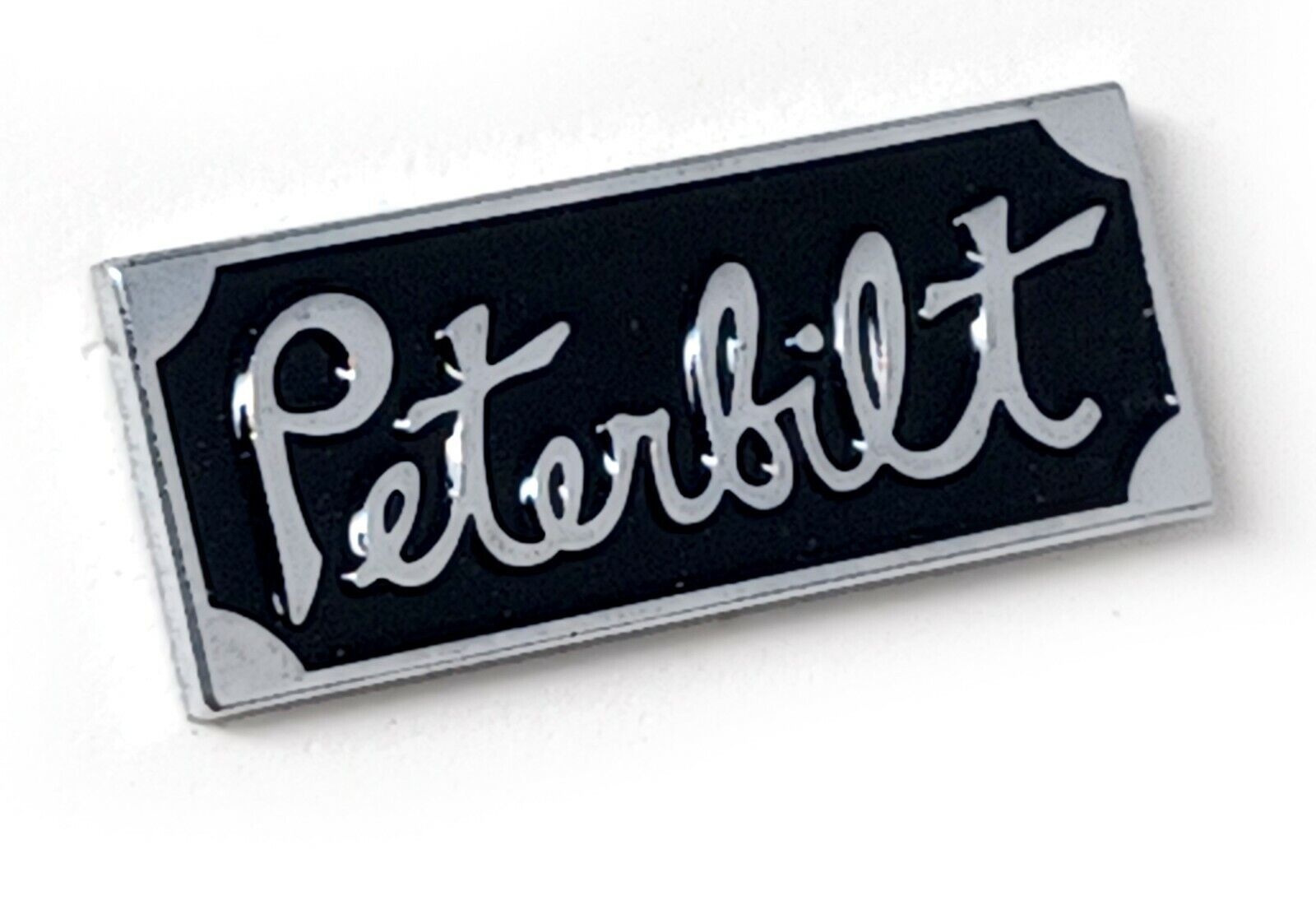 Peterbilt antique emblem lapel enamel hat pin kw kenworth mack metal Black