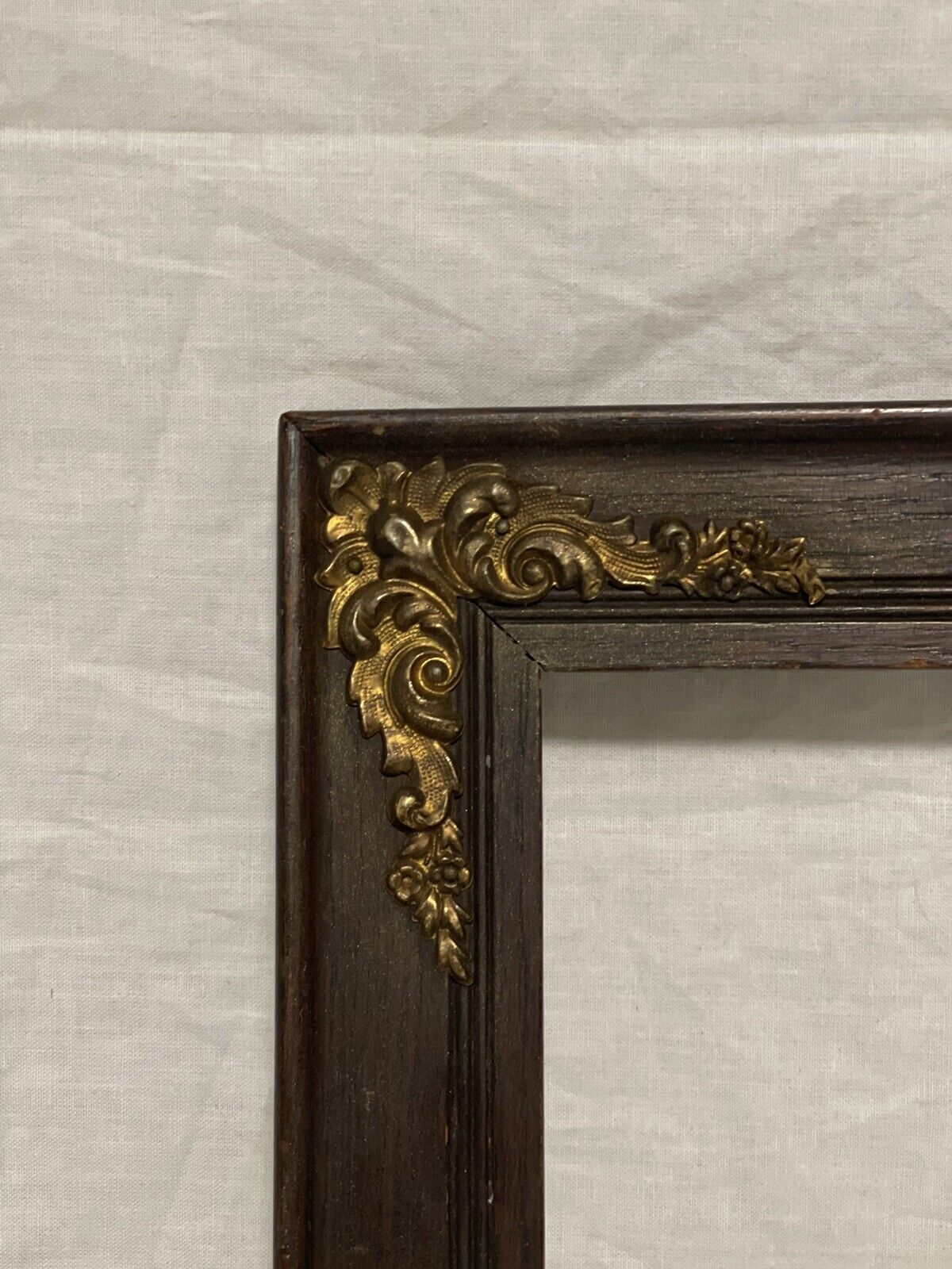 ANTIQUE FITs 10”x12” ARTS & CRAFTS AESTHETIC VICTORIAN TIGER OAK PICTURE FRAME