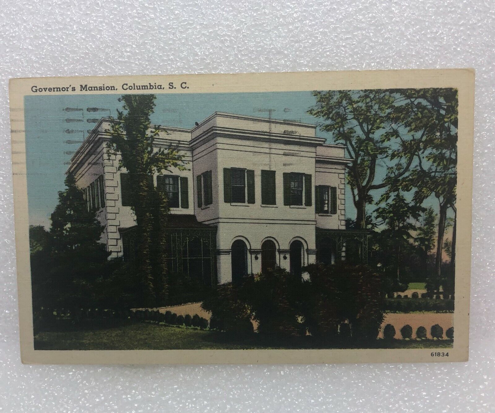 1950s Governor\'s Mansion Columbia South Carolina 61834 Postcard