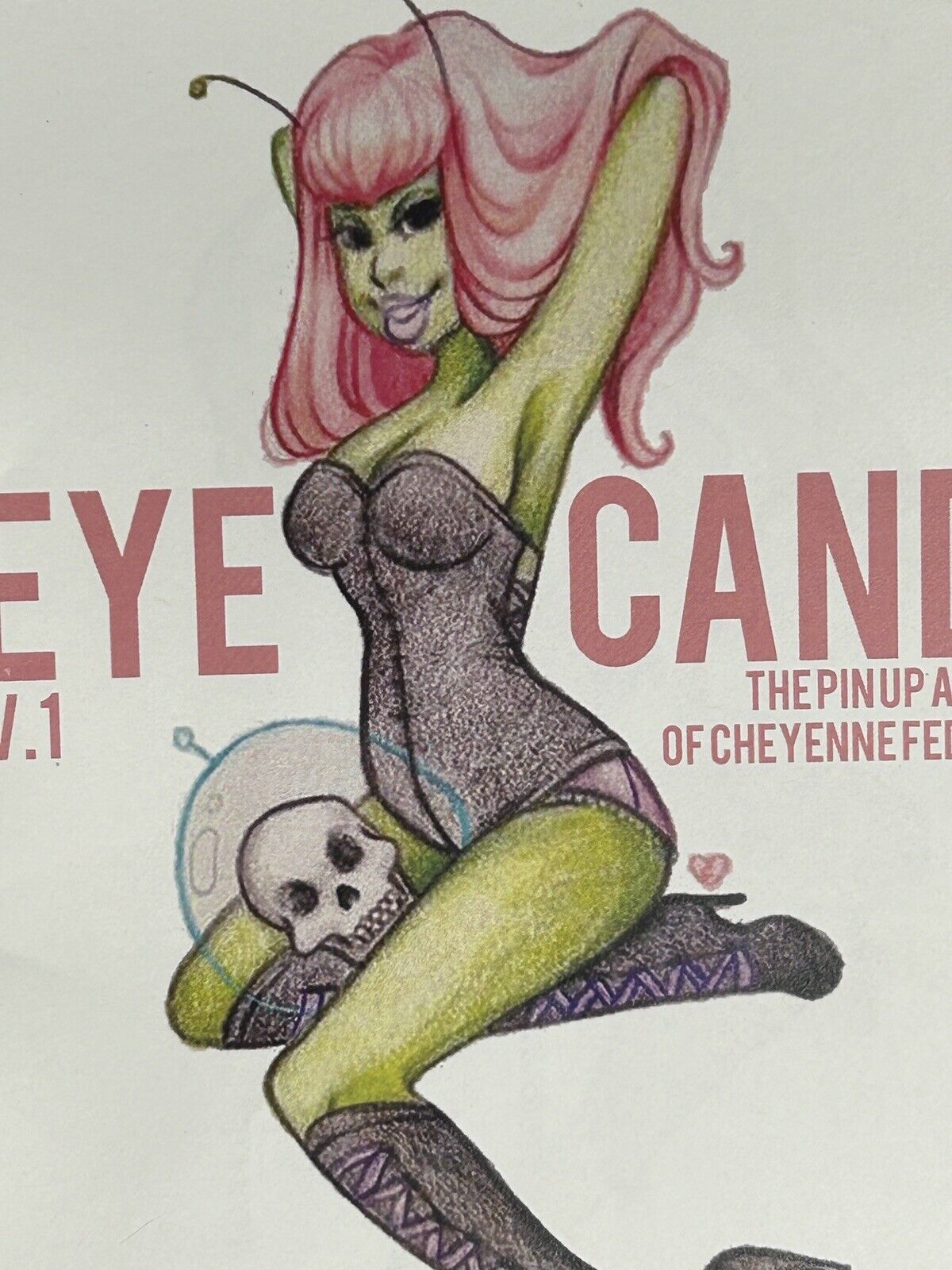 Eye Candy V1 The Pinup Artwork Of Cheyenne Federiconi Hand-stitched