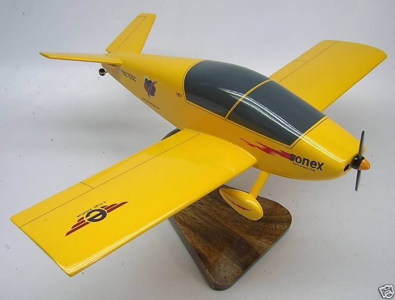 Waiex Sonex Y-X Y-Tail Private Airplane Wood Model Small New