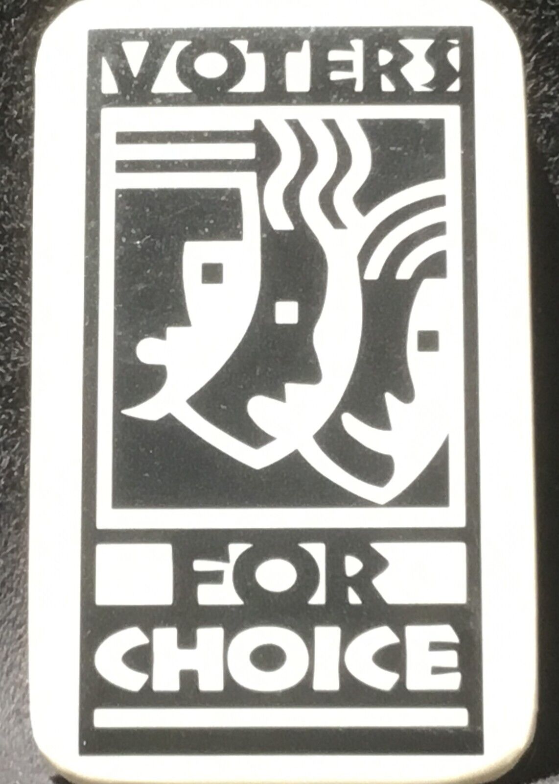 Rare 1990s Voters for Choice button