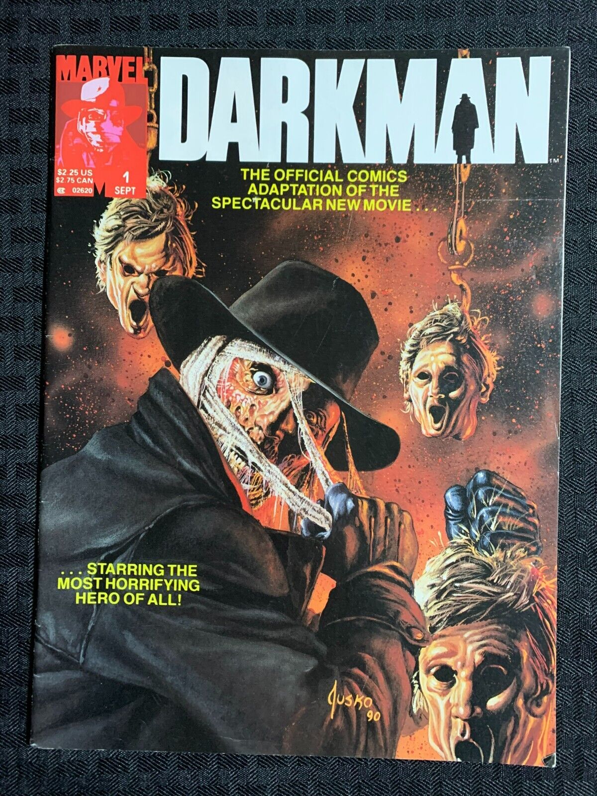 1990 DARKMAN Movie Adaptation Magazine #1 VG 4.0 Mark Texeira & Tony DeZuniga